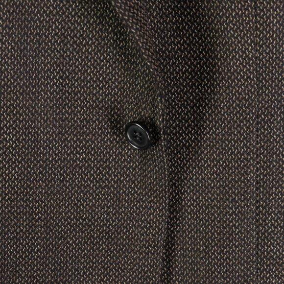 Hardy Amies Blazer Mens 44 Regular Brown Wool Ermenegildo Zegna Fabric Canada - Picture 4 of 15